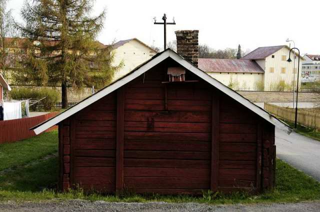 Outhouse in the block G&aumlddan 4.